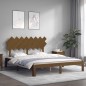vidaXL Massivholzbett mit Kopfteil Honigbraun 160x200 cm vidaXL Massivholzbett mit Kopfteil Honigbraun 160x200 cm