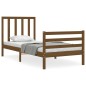 vidaXL Massivholzbett mit Kopfteil Honigbraun 90x200 cm vidaXL Massivholzbett mit Kopfteil Honigbraun 90x200 cm