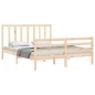 vidaXL Massivholzbett mit Kopfteil 160x200 cm vidaXL Massivholzbett mit Kopfteil 160x200 cm