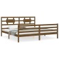 vidaXL Massivholzbett mit Kopfteil Honigbraun 200x200 cm vidaXL Massivholzbett mit Kopfteil Honigbraun 200x200 cm