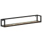 vidaXL Wandregale 2 Stk. 110x17x17 cm Altholz Massiv und Eisen vidaXL Wandregale 2 Stk. 110x17x17 cm Altholz Massiv und Eisen