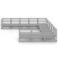 vidaXL 11-tlg. Garten-Lounge-Set Massivholz Kiefer vidaXL 11-tlg. Garten-Lounge-Set Massivholz Kiefer