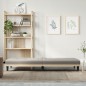 Schlafsofa mit Getränkehaltern Taupe Stoff Schlafsofa mit Getränkehaltern Taupe Stoff