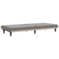 Schlafsofa mit Getränkehaltern Taupe Stoff Schlafsofa mit Getränkehaltern Taupe Stoff