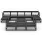 vidaXL 11-tlg. Garten-Lounge-Set Massivholz Kiefer vidaXL 11-tlg. Garten-Lounge-Set Massivholz Kiefer