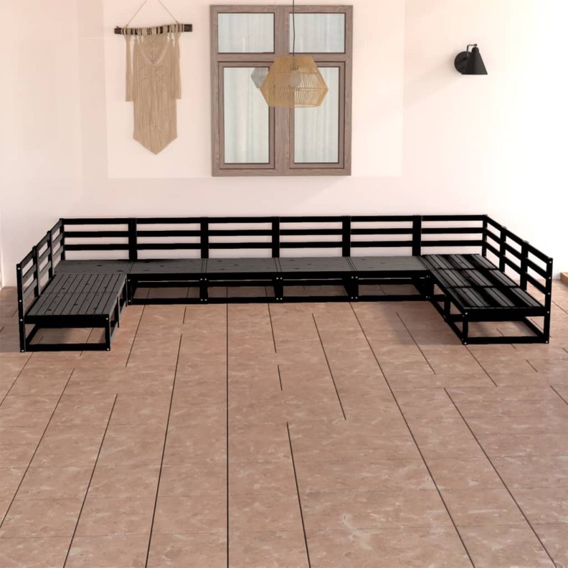 vidaXL 10-tlg. Garten-Lounge-Set Massivholz Kiefer vidaXL 10-tlg. Garten-Lounge-Set Massivholz Kiefer