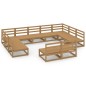 vidaXL 11-tlg. Garten-Lounge-Set Massivholz Kiefer vidaXL 11-tlg. Garten-Lounge-Set Massivholz Kiefer
