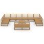 vidaXL 13-tlg. Garten-Lounge-Set Massivholz Kiefer vidaXL 13-tlg. Garten-Lounge-Set Massivholz Kiefer