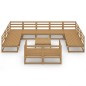 vidaXL 12-tlg. Garten-Lounge-Set Massivholz Kiefer vidaXL 12-tlg. Garten-Lounge-Set Massivholz Kiefer