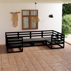 vidaXL 6-tlg. Garten-Lounge-Set Massivholz Kiefer
