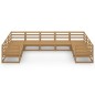 vidaXL 9-tlg. Garten-Lounge-Set Massivholz Kiefer vidaXL 9-tlg. Garten-Lounge-Set Massivholz Kiefer