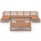vidaXL 10-tlg. Garten-Lounge-Set Honigbraun Massivholz Kiefer vidaXL 10-tlg. Garten-Lounge-Set Honigbraun Massivholz Kiefer