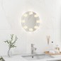 vidaXL Wandspiegel ohne Rahmen mit LED-Beleuchtung Rund Glas vidaXL Wandspiegel ohne Rahmen mit LED-Beleuchtung Rund Glas