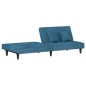 Schlafsofa Blau Samt Schlafsofa Blau Samt