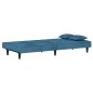 Schlafsofa Blau Samt Schlafsofa Blau Samt