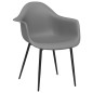vidaXL Esszimmerstühle 6 Stk. Grau PP vidaXL Esszimmerstühle 6 Stk. Grau PP