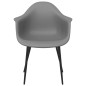 vidaXL Esszimmerstühle 6 Stk. Grau PP vidaXL Esszimmerstühle 6 Stk. Grau PP