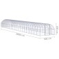 vidaXL Outdoor-Hühnerstall 3x20x2 m Verzinkter Stahl vidaXL Outdoor-Hühnerstall 3x20x2 m Verzinkter Stahl