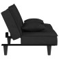 vidaXL Schlafsofa Schwarz Samt vidaXL Schlafsofa Schwarz Samt