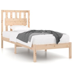 vidaXL Massivholzbett Kiefer 90x190 cm