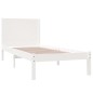 vidaXL Massivholzbett Weiß 90x190 cm vidaXL Massivholzbett Weiß 90x190 cm