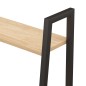 vidaXL Standregal 5 Böden Hellbraun und Schwarz 56x35x174 cm vidaXL Standregal 5 Böden Hellbraun und Schwarz 56x35x174 cm