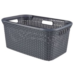 Curver Wäschekorb-Set Style 2x45 L Anthrazit