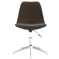 vidaXL Esszimmerstühle 2 Stk. Drehbar Dunkelbraun Stoff vidaXL Esszimmerstühle 2 Stk. Drehbar Dunkelbraun Stoff