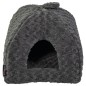 Jack and Vanilla Haustier-Iglu Softy XS 40x40x40 cm Rosette Grau Jack and Vanilla Haustier-Iglu Softy XS 40x40x40 cm Rosette Grau