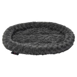 Jack and Vanilla Haustierkorb Softy S 55x45x7 cm Rosette Grau