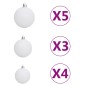 vidaXL Weihnachtsgirlande mit LEDs & Kugeln Grün 10 m PVC vidaXL Weihnachtsgirlande mit LEDs & Kugeln Grün 10 m PVC