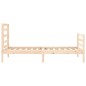 vidaXL Massivholzbett mit Kopfteil 90x200 cm vidaXL Massivholzbett mit Kopfteil 90x200 cm