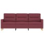vidaXL 3-Sitzer-Sofa Weinrot 180 cm Stoff vidaXL 3-Sitzer-Sofa Weinrot 180 cm Stoff