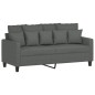 vidaXL 2-Sitzer-Sofa Dunkelgrau 140 cm Stoff vidaXL 2-Sitzer-Sofa Dunkelgrau 140 cm Stoff