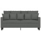 vidaXL 2-Sitzer-Sofa Dunkelgrau 140 cm Stoff vidaXL 2-Sitzer-Sofa Dunkelgrau 140 cm Stoff