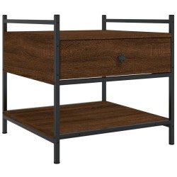 vidaXL Couchtisch Braun Eichen-Optik 50x50x50 cm Holzwerkstoff