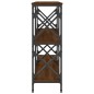 vidaXL Konsolentisch Braun Eichen-Optik 200x28x80,5 cm Holzwerkstoff