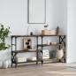 vidaXL Konsolentisch Räuchereiche 150x29x76,5 cm Holzwerkstoff vidaXL Konsolentisch Räuchereiche 150x29x76,5 cm Holzwerkstoff