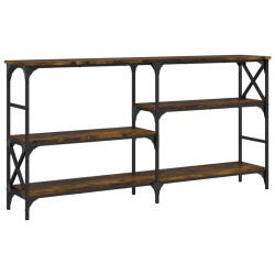 vidaXL Konsolentisch Räuchereiche 150x29x76,5 cm Holzwerkstoff