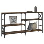 vidaXL Konsolentisch Räuchereiche 150x29x76,5 cm Holzwerkstoff vidaXL Konsolentisch Räuchereiche 150x29x76,5 cm Holzwerkstoff