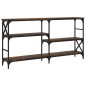 vidaXL Konsolentisch Räuchereiche 150x29x76,5 cm Holzwerkstoff vidaXL Konsolentisch Räuchereiche 150x29x76,5 cm Holzwerkstoff