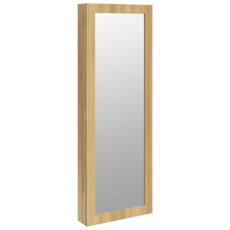 vidaXL Schmuckschrank mit Spiegel Wandmontage 37,5x10x106 cm