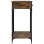 vidaXL Konsolentisch Räuchereiche 100x39x78,5 cm Holzwerkstoff vidaXL Konsolentisch Räuchereiche 100x39x78,5 cm Holzwerkstoff