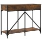 vidaXL Konsolentisch Räuchereiche 100x39x78,5 cm Holzwerkstoff vidaXL Konsolentisch Räuchereiche 100x39x78,5 cm Holzwerkstoff