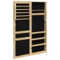 vidaXL Schmuckschrank mit Spiegel Wandmontage 37,5x10x106 cm vidaXL Schmuckschrank mit Spiegel Wandmontage 37,5x10x106 cm