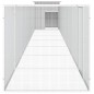 vidaXL Hühnerkäfig Grau 800x91x100 cm Verzinkter Stahl vidaXL Hühnerkäfig Grau 800x91x100 cm Verzinkter Stahl