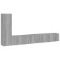 vidaXL 3-tlg. TV-Schrank-Set Grau Sonoma Holzwerkstoff vidaXL 3-tlg. TV-Schrank-Set Grau Sonoma Holzwerkstoff