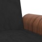vidaXL Schlafsofa mit Getränkehaltern Schwarz Samt vidaXL Schlafsofa mit Getränkehaltern Schwarz Samt