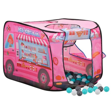vidaXL Kinder-Spielzelt mit 250 Bällen Rosa 70x112x70 cm