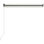 vidaXL Markise Manuell Einziehbar mit LED 300x250 cm Creme vidaXL Markise Manuell Einziehbar mit LED 300x250 cm Creme